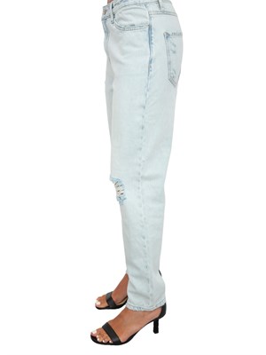 Jeans da donna Armani Exchange boyfriend in cotone rigido effetto used in DONNA