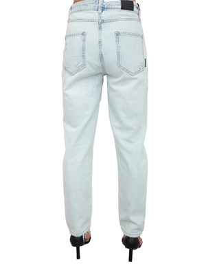 Jeans da donna Armani Exchange boyfriend in cotone rigido effetto used in DONNA