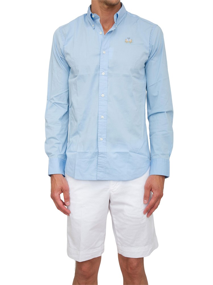 Camicia La Martina azzurro slim fit - Leon
