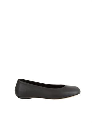 MAX MARA WEEKEND Ballerina flat Max Mara in nappa nera in DONNA