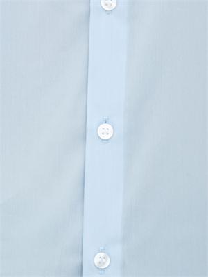 Camicia uomo Calvin Klein in popeline di cotone celeste in UOMO