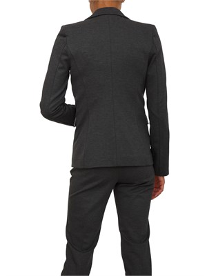 Giacca monopetto Emme Marella in viscosa stretch grigio in DONNA