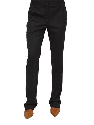 Pantaloni Emme Marella in misto lana stretch grigio antracite in DONNA