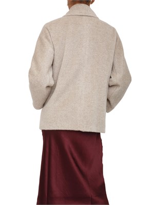 Giacca i Blues in misto alpaca e lana beige in DONNA