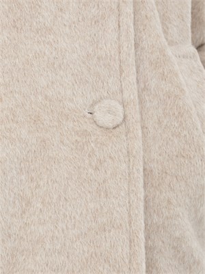 Giacca i Blues in misto alpaca e lana beige in DONNA
