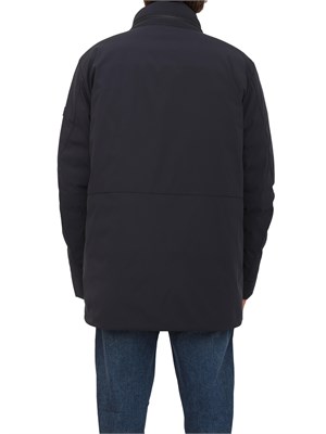 Giacca stretch nero Peuterey con cappuccio estraibile in UOMO