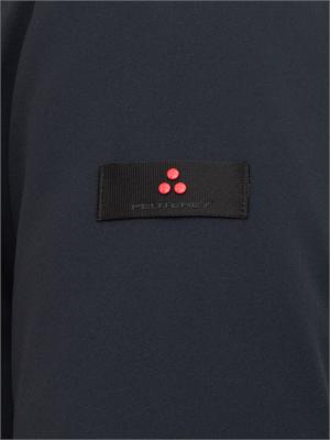Giacca doppiopetto blu Peuterey in tessuto riciclato in UOMO