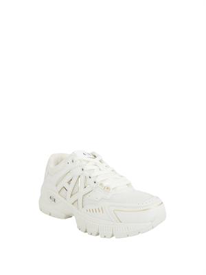 Sneakers donna Armani Exchange in tessuto tecnico bianco con logo in DONNA