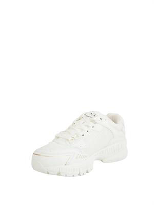 Sneakers donna Armani Exchange in tessuto tecnico bianco con logo in DONNA