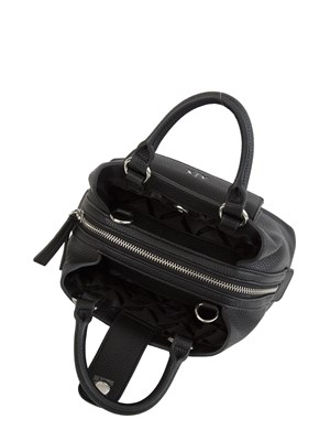 Borsa a mano Armani Exchange in ecopelle nera in DONNA