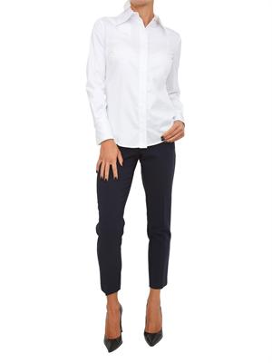 Pantaloni Fracomina modello regular in viscosa blu in DONNA