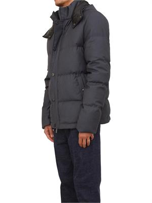 Giubbino con cappuccio Richmond X uomo in tessuto grigio antracite in UOMO
