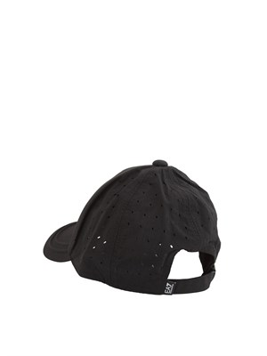 EA7 EMPORIO ARMANI Cappello baseball EA7 nero con logo oro in UOMO