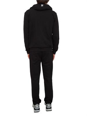 EA7 EMPORIO ARMANI Tuta sportiva nero EA7 Core Identity in jersey di cotone in UOMO