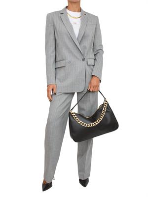 TWIN-SET Giacca blazer Twinset modello sartoriale in misto lana grigia in DONNA