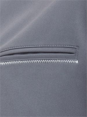 Giacca monopetto Armani Exchange in tessuto fluido grigio in DONNA