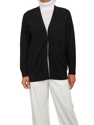 Cardigan donna Armani Exchange in misto cotone nero in DONNA