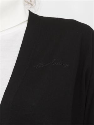 Cardigan donna Armani Exchange in misto cotone nero in DONNA