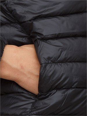 Piumino reversibile Emme Marella nero e stampa animalier in DONNA