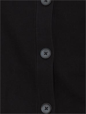 Cardigan Emme Marella linea boxy in misto viscosa nero in DONNA