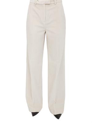 Pantaloni donna Circolo 1901 in velluto bianco in DONNA