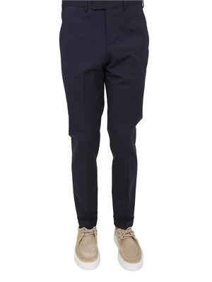 Pantaloni uomo PT Torino in lana four season blu in UOMO