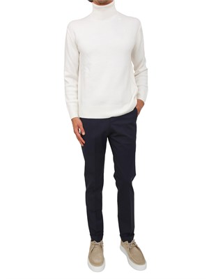 Pantaloni uomo PT Torino in lana four season blu in UOMO