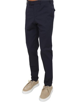 Pantaloni uomo PT Torino in lana four season blu in UOMO