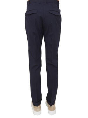 Pantaloni uomo PT Torino in lana four season blu in UOMO