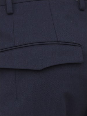 Pantaloni uomo PT Torino in lana four season blu in UOMO