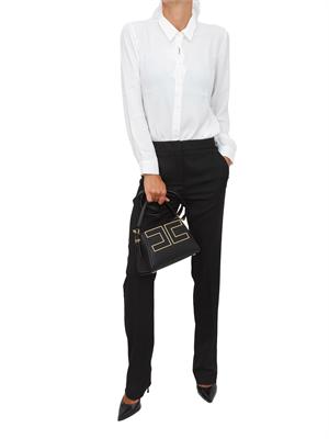 Camicia Emme Marella in popeline bianco stretch in DONNA