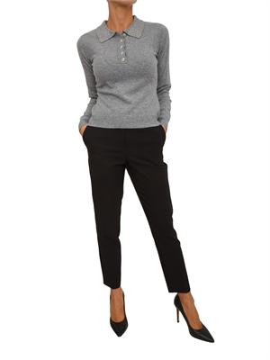 Maglia polo Fracomina in cashmere e lana grigia in DONNA