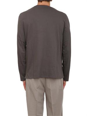 T-shirt  grigio Armani Exchange in cotone Pima a maniche lunghe in UOMO