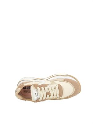 Sneakers donna Voile Blanche in suede e tessuto sintetico beige in DONNA