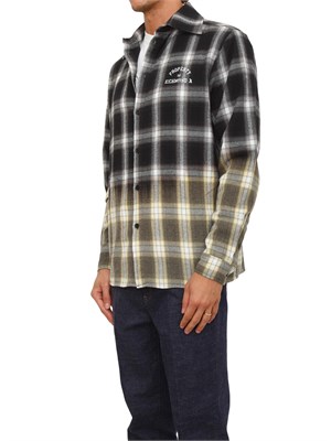 Camicia overshirt Richmond X uomo in flanella di cotone a quadri in UOMO