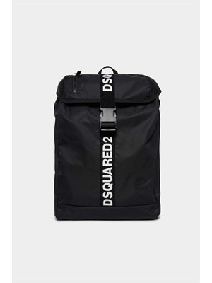 DSQUARED2 JUNIOR Zaino Dsquared2 Kids nero in nylon in BAMBINO