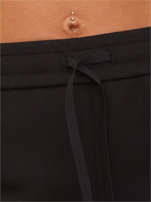 Pantalone tuta Max Mara MM in jersey di cotone nero in DONNA