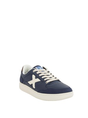 Sneakers uomo Munich Legit Man 104 in pelle blu in UOMO