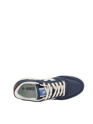 Sneakers uomo Munich Legit Man 104 in pelle blu in UOMO