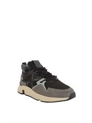 Sneakers uomo Munich Clik 103 in pelle nera in UOMO