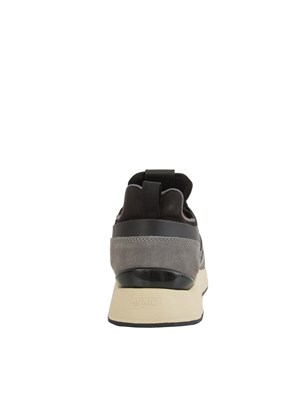 Sneakers uomo Munich Clik 103 in pelle nera in UOMO