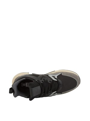 Sneakers uomo Munich Clik 103 in pelle nera in UOMO