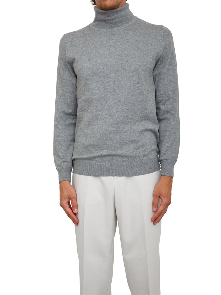 Maglia collo alto Antony Morato relaxed fit in misto viscosa grigia