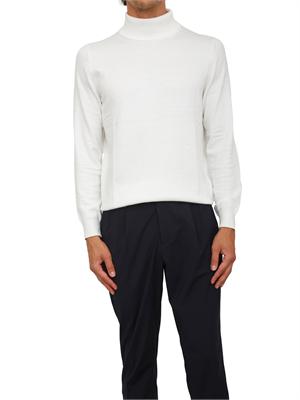 Maglia collo alto Antony Morato relaxed fit in misto viscosa bianca in UOMO