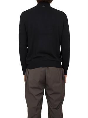 Maglia collo alto Antony Morato relaxed fit in misto viscosa blu in UOMO