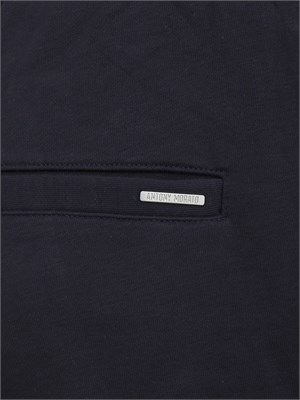 Pantaloni in felpa Antony Morato con tasche cargo in misto cotone interlock blu in UOMO
