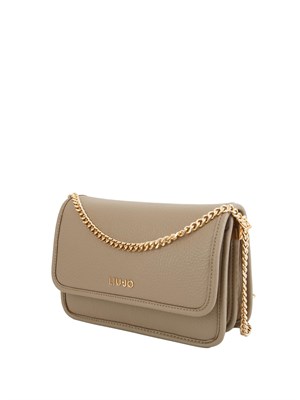Borsa Liu Jo in ecopelle martellata taupe in DONNA