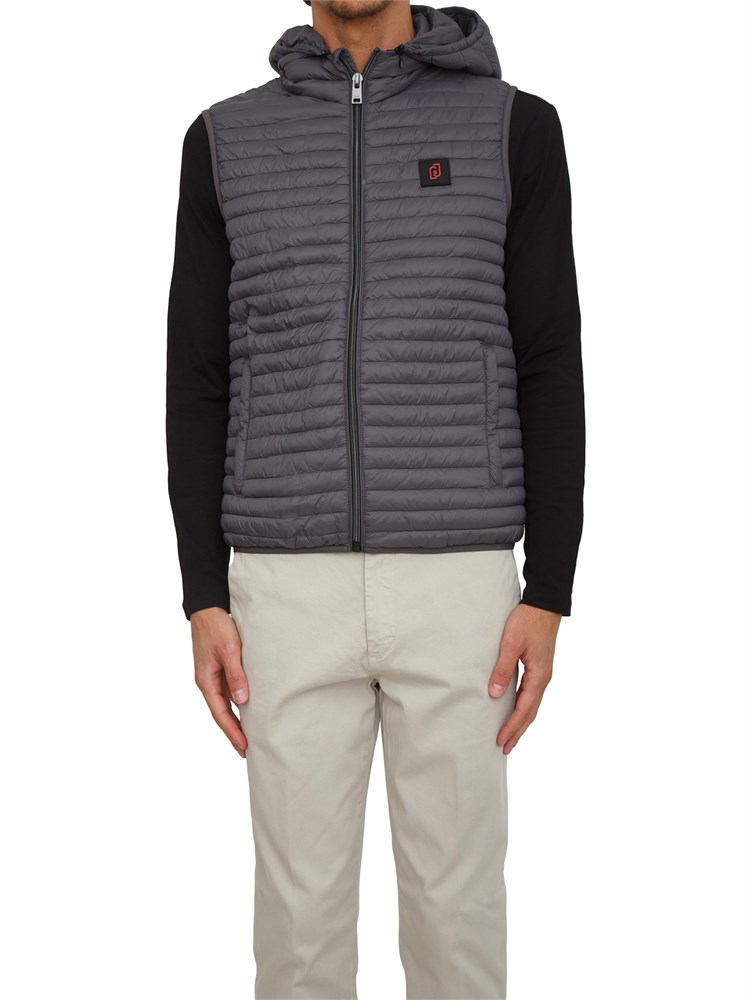 Giubbino gilet imbottito Liu Jo uomo in nylon grigio