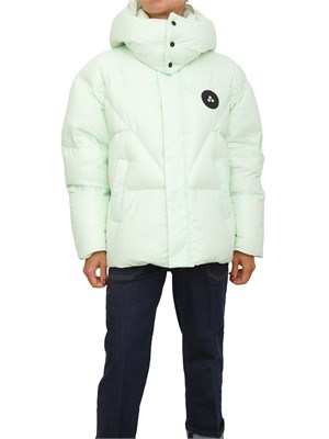 Giubbino Peuterey per Tony Effe modello unisex in nylon lakkÈ verde in DONNA