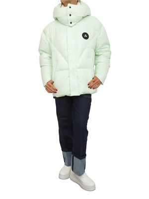 Giubbino Peuterey per Tony Effe modello unisex in nylon lakkÈ verde in DONNA